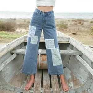 Ghanda Cameron Jeans Mid Blue, Size 6